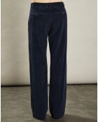 Pantalon en Velours côtelé Pandore minuit