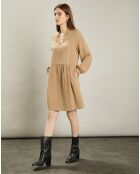 Robe en Gaze de Coton Rive clay