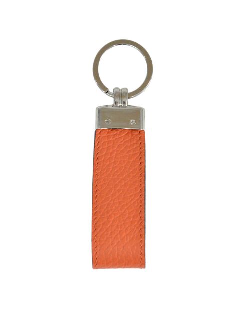 Porte-clés en Cuir Charms orange