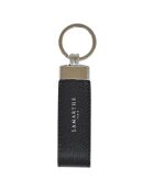 Porte-clés en Cuir Charms noir