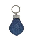 Porte-clés en Cuir Charms bleu marine
