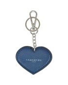 Porte-clés en Cuir Charms bleu marine