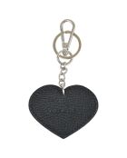 Porte-clés en Cuir Charms noir