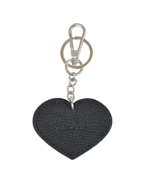 Porte-clés en Cuir Charms noir
