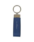 Porte-clés en Cuir Charms bleu marine