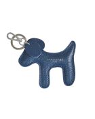 Porte-clés en Cuir Charms bleu marine