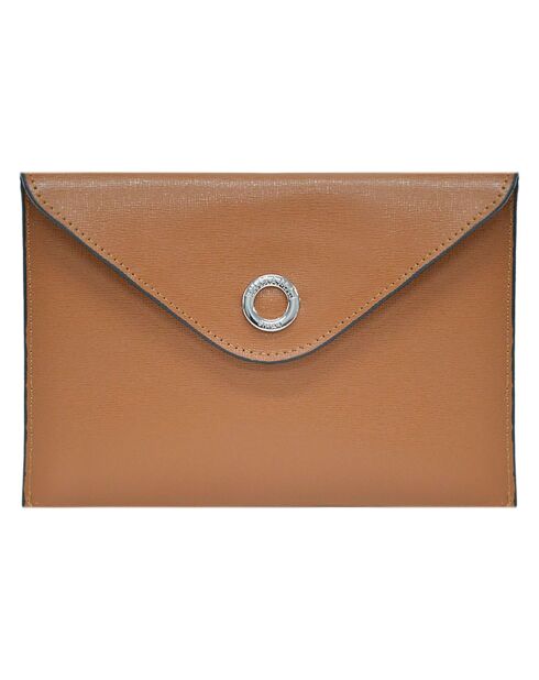 Pochette enveloppe Passion cognac - 22x14x1 cm