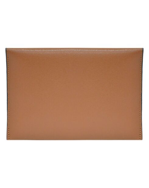 Pochette enveloppe Passion cognac - 22x14x1 cm