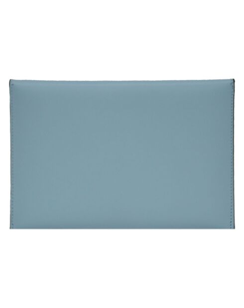Pochette enveloppe Glamour bleu ciel - 22x14x1 cm
