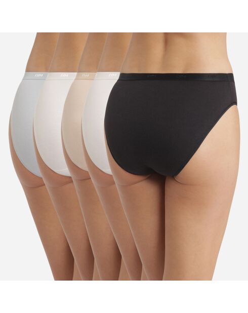 5 Culottes Les Pockets multicolores