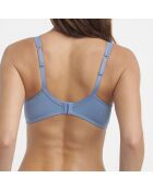 Soutien-gorge  emboîtant en dentelle Generous Essentiel bleu