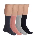 4 Paires de chaussettes multicolores