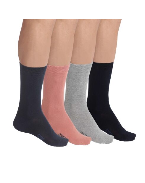 4 Paires de chaussettes multicolores