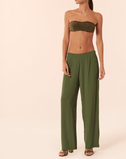 Pantalon Bill vert canard