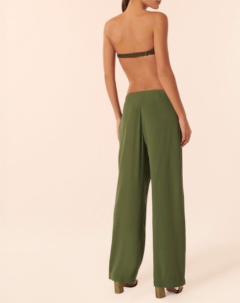 Pantalon Bill vert canard