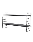 Etagère North noire - L.65xH.35xW.15 cm