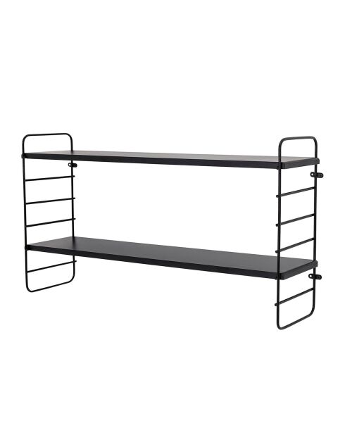 Etagère North noire - L.65xH.35xW.15 cm