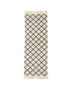 Tapis en Laine Warda nature - L.200xW.70 cm