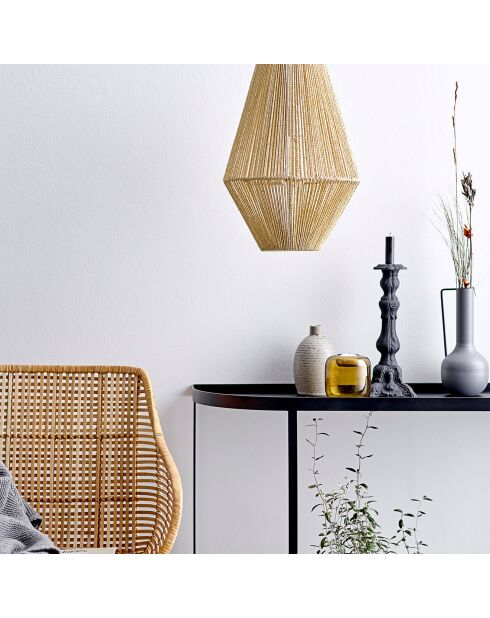 Table console en métal Harper noire - L.100xH.80xW.30 cm