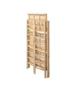 Bibliothèque en bambou Zep nature - L.66xH.105xW.37 cm