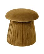 Pouf Roberta marron - D.44xH.45 cm