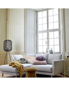 Pouf Roberta marron - D.44xH.45 cm