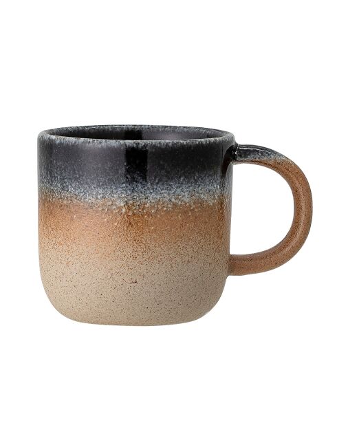 2 Tasses en Porcelaine Aura bleues - D.8xH.7.5 cm