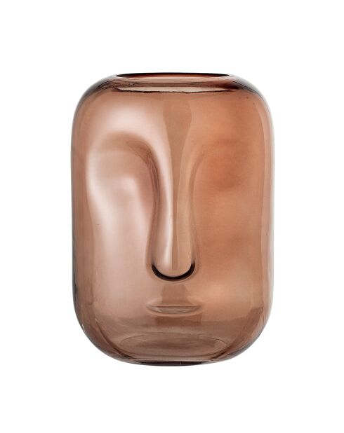 Vase en verre Amida marron - D.18xH.25 cm