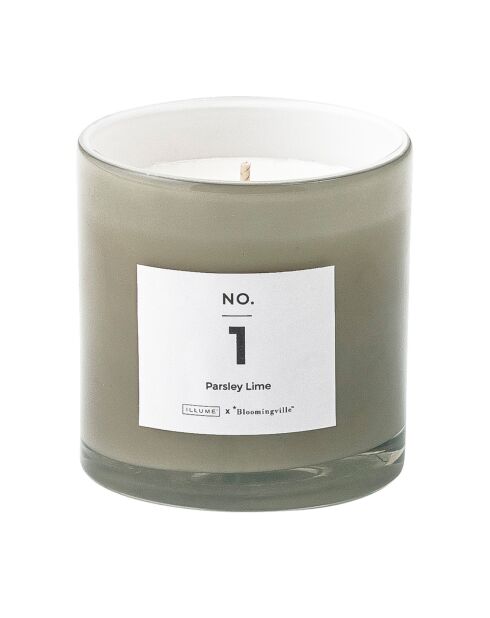 Bougie parfumée Parsley Lime verte - D.8xH.8 cm