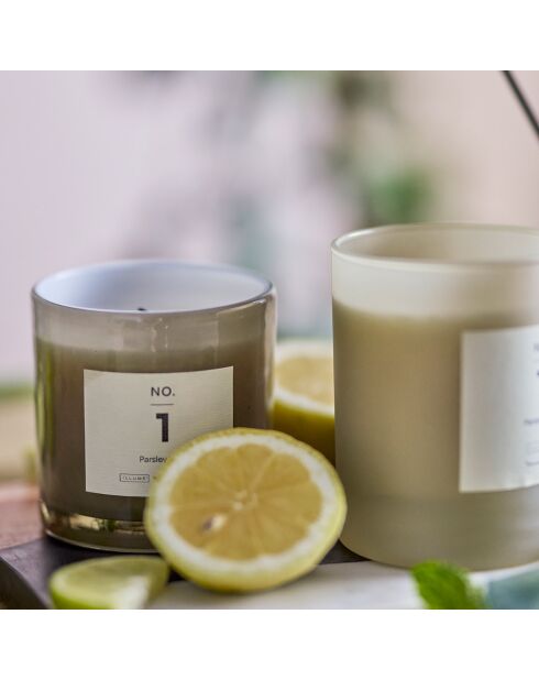 Bougie parfumée Parsley Lime verte - D.8xH.8 cm