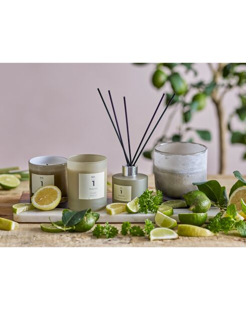 Bougie parfumée Parsley Lime verte - D.8xH.8 cm