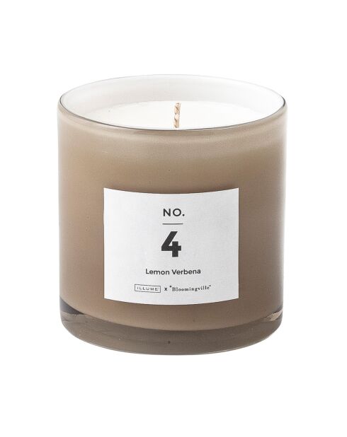 Bougie parfumée Lemon Verbena nature - D.8xH.8 cm