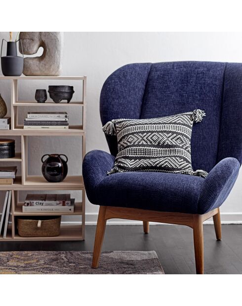 Vase en fer Itamar noir - D.12.5xH.20.5 cm