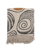 Plaid Giano nature - L.160xW.130 cm