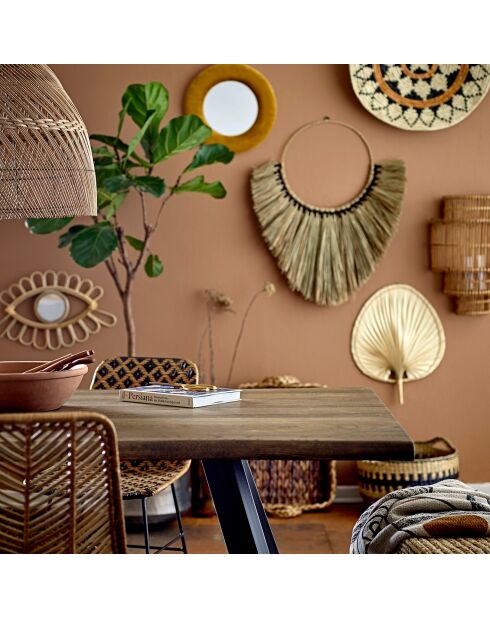 Plaid Giano nature - L.160xW.130 cm