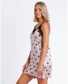 Chemise de nuit Elegant Dots rose