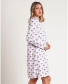 Chemise de nuit All You Need Is Sleep C mauve