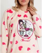 Pyjama corail Carousel B rose