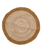 Tapis en jute Birk marron - D.90 cm