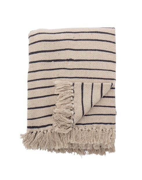 Plaid Eia nature - L.160xW.130 cm