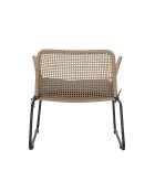 Chaise de salon Mundo marron - L.72xH.77xW.65 cm