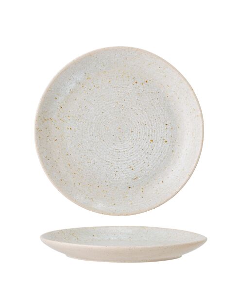 6 piatti grigio tortora - D.16xH.1,5 cm