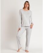 Pyjama Classic Soft Mod A gris chiné