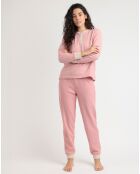 Pyjama patte de boutonnage Love to Love B rose