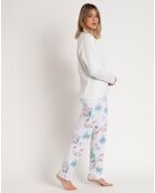 Pyjama French Garden B vert d'eau