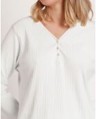 Pyjama French Garden B vert d'eau