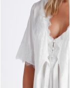 Peignoir Romantic Wedding blanc