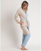 Peignoir femme Sleep All Day beige