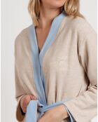 Peignoir femme Sleep All Day beige