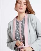 Peignoir femme Sleep All Day gris chiné
